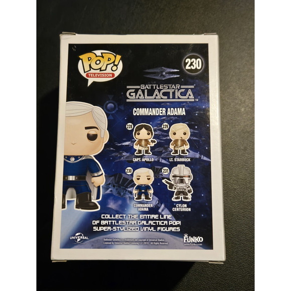 Funko Pop Lot 4 Zack Morris Donald Duck Disney 100 Commander Adama David Nix NIB - Picture 7 of 9